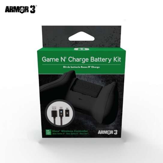 Armor3 Game N' Charge Battery Kit for Xbox Series X - Black