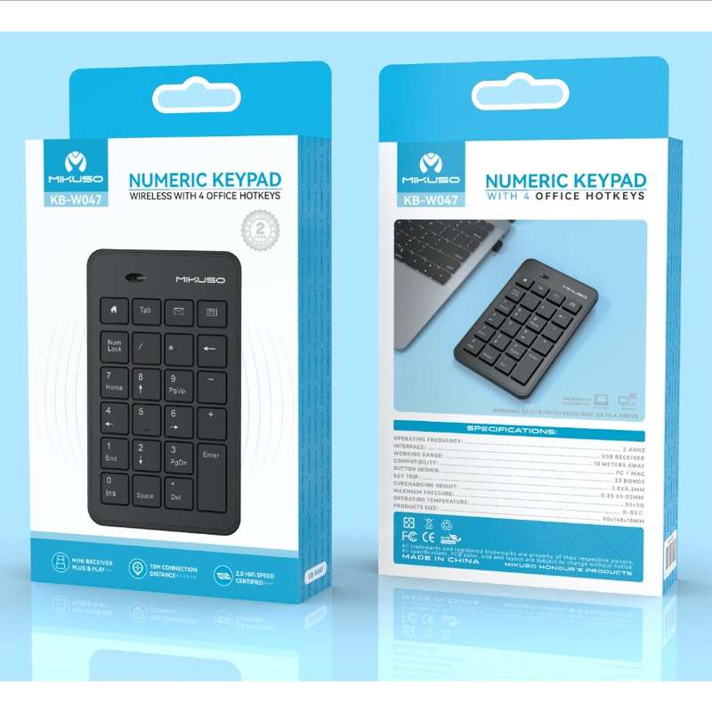 Mikuso KB-W047 2.4G Numberpad