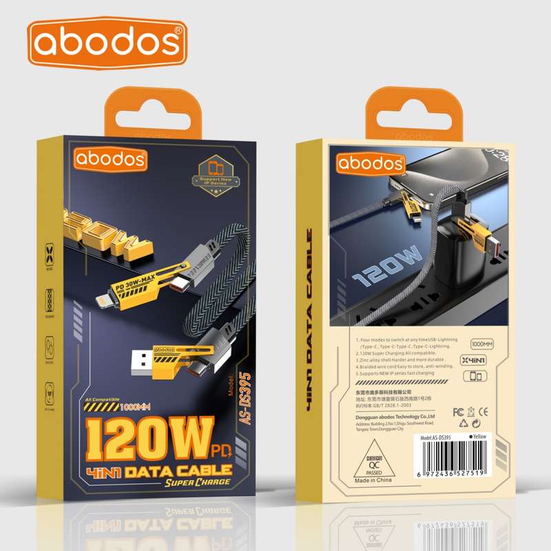 Abodos AS-DS395 4in1 120W PD Cable
