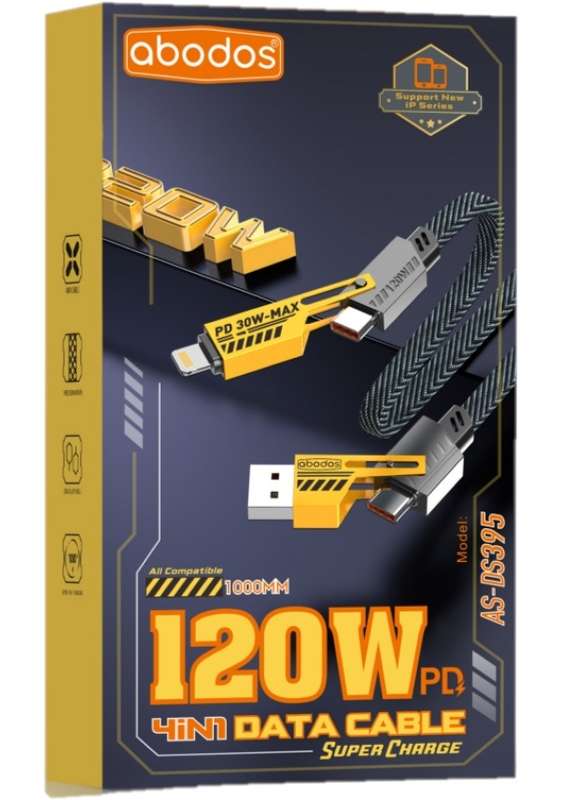 Abodos AS-DS395 4in1 120W PD Cable