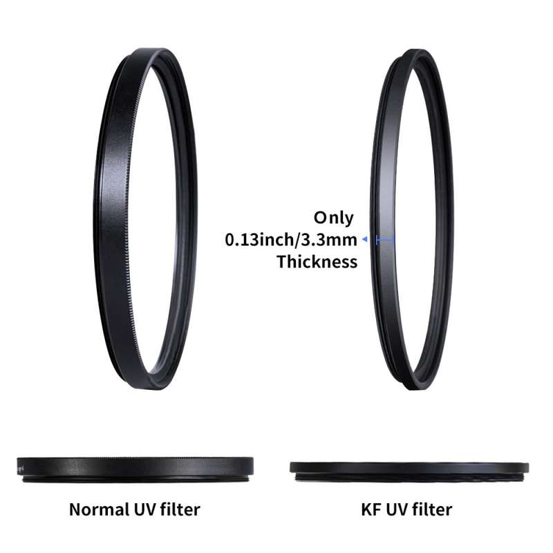 K&F 58mm UV Filter - Classic Slim with Multi Coat | KF01.1424
