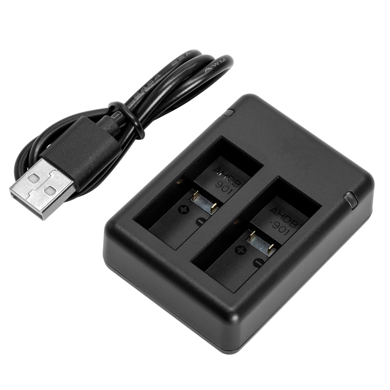 Dual Charger for GoPro 9/10/11 Batteries by 2-power | CHA0008A