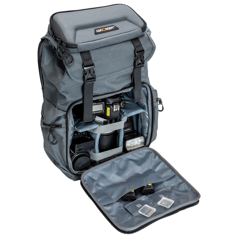 K&F All-Day-Shooter Grey Photographers Backpack | KF13.098V1