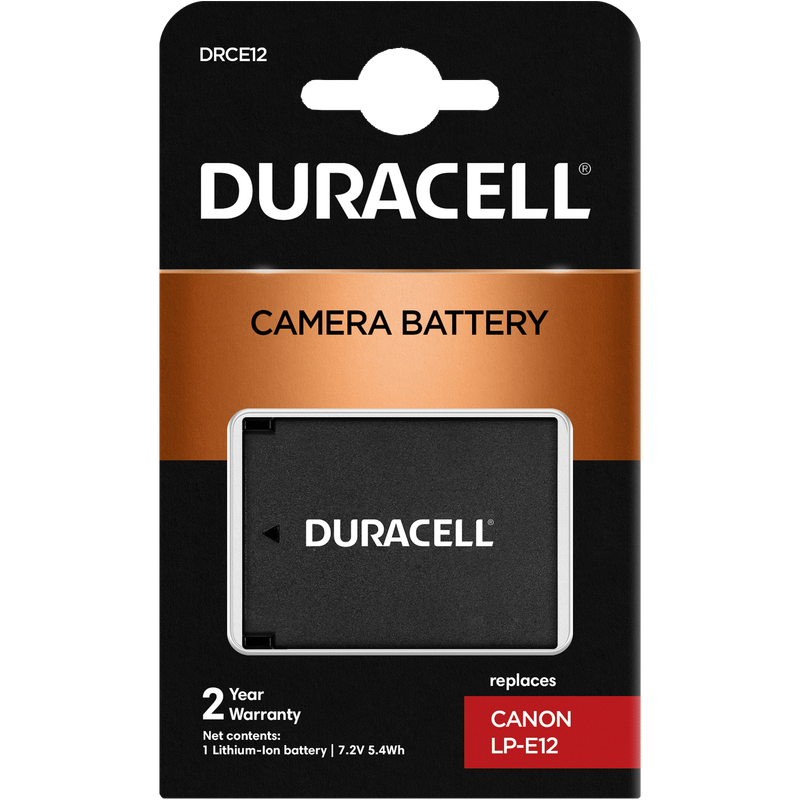 Canon LP-E12 Camera Battery by Duracell | DRCE12