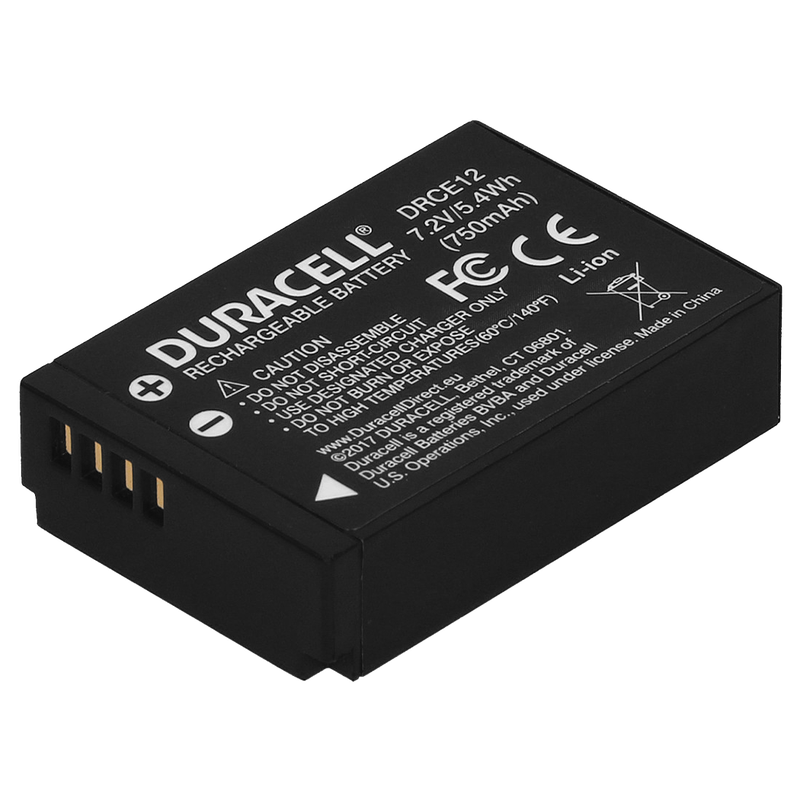 Canon LP-E12 Camera Battery by Duracell | DRCE12