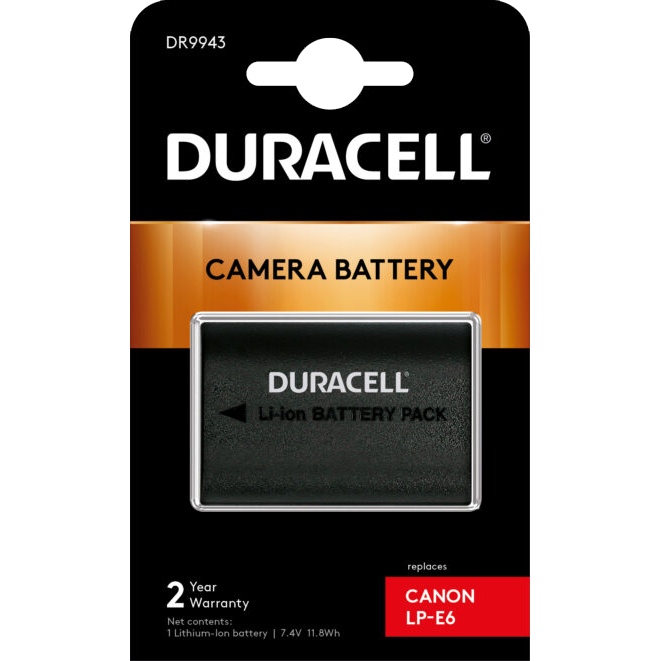 Canon LP-E6N Battery by Duracell | DRCLPE6N