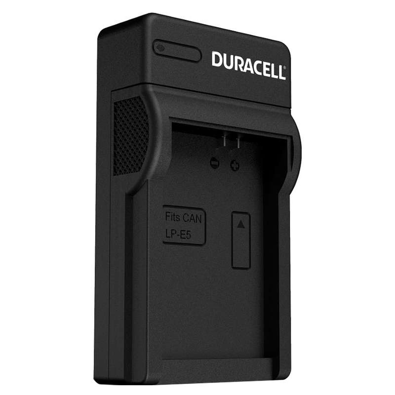 Charger for Canon LP-E5 Battery by Duracell | DRC5906