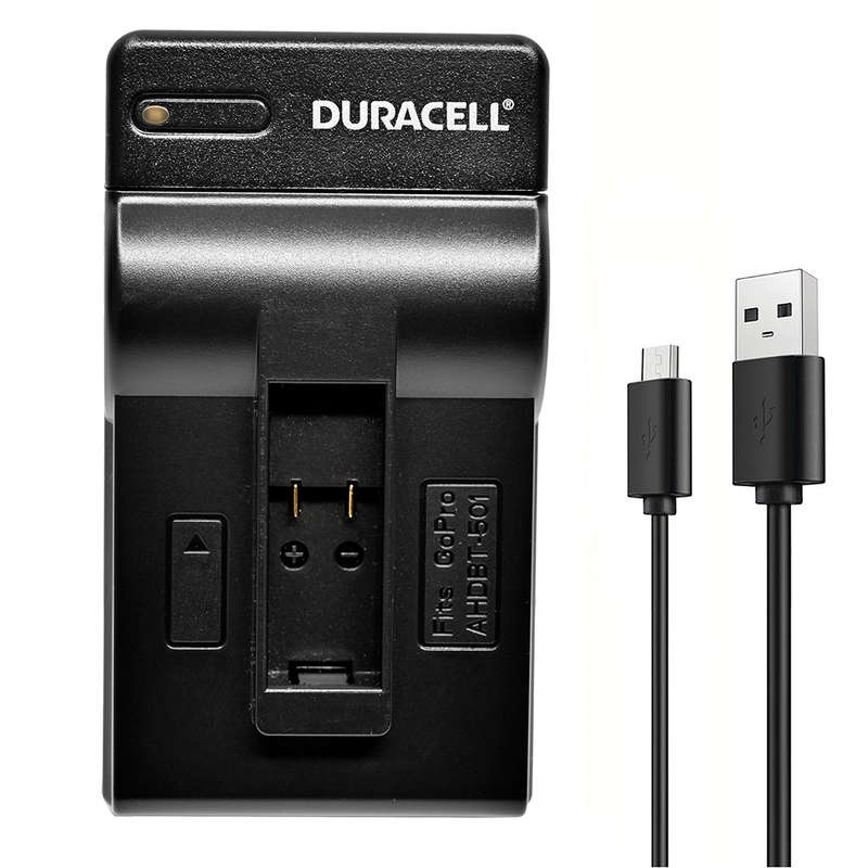 Charger for GoPro Hero 5, 6, 7 and 8 Battery by Duracell | DRG5946