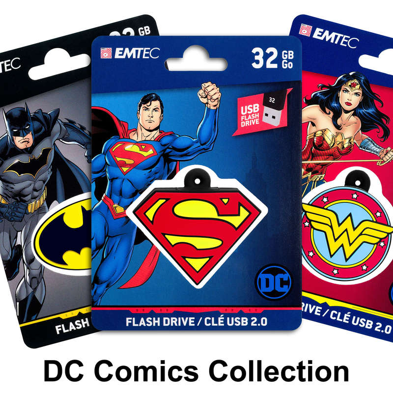 EMTEC USB2.0 DC Comics Collectors Superman 32GB