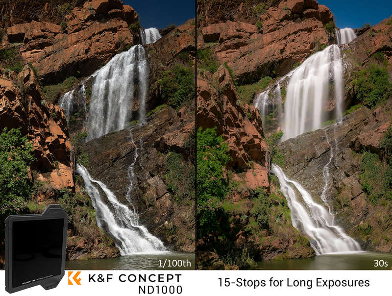 K&F X-Pro Filter System with CPL and ND1000 for 67-82mm lenses | SKU.1878