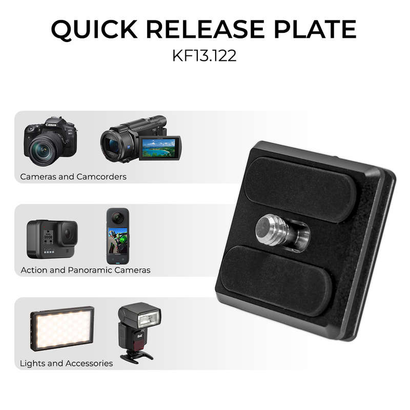 K&F Quick Release Plates for KF09.122 Tripods | KF31.122QRP