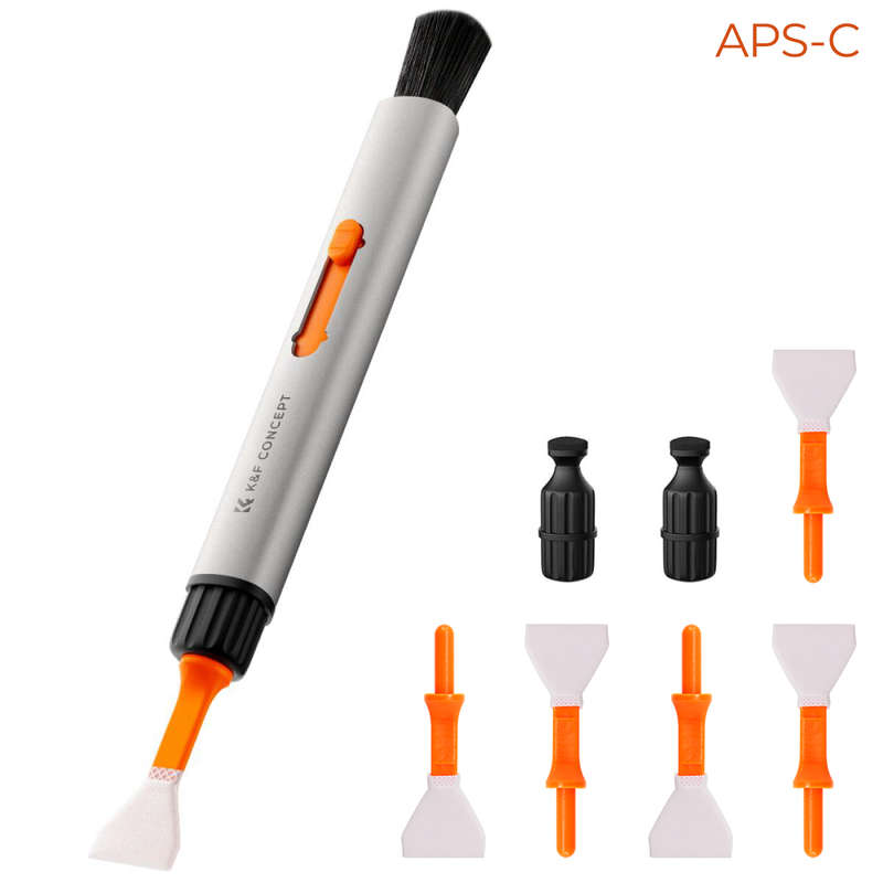 K&F 3-in-1 Camera and Sensor Cleaning Pen for APS-C Sensors | SKU.1899