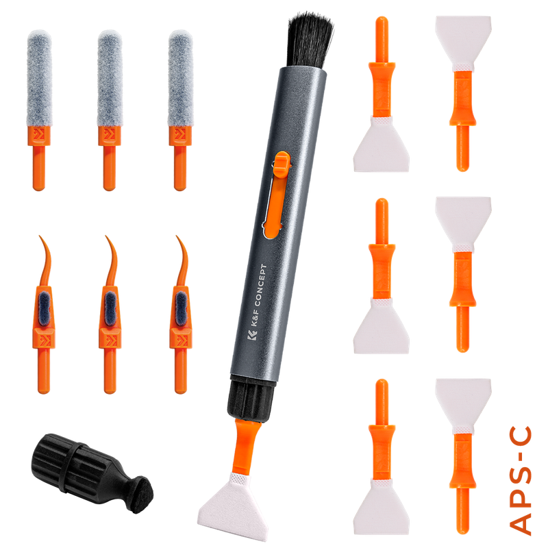 K&F 5-in-1 Electronics Cleaning Pen with APS-C Sensor Swabs | SKU.1975