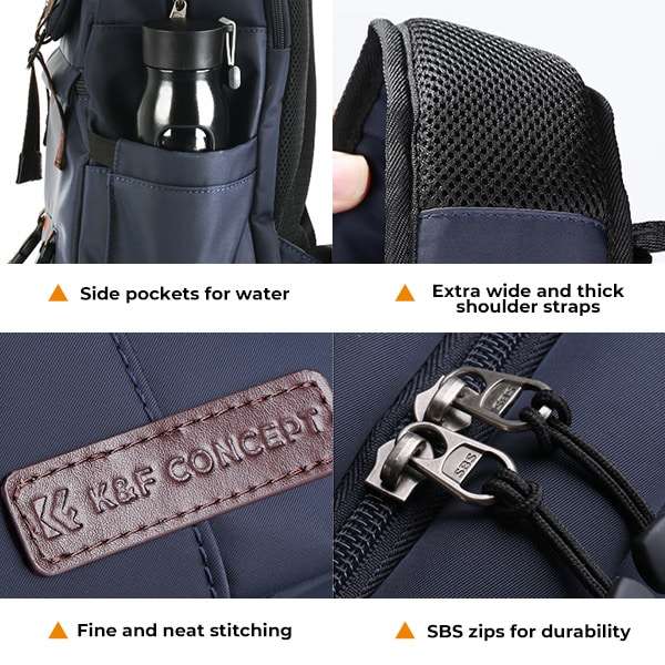 K&F Beta-Shooter Black Versatile Retro Flare Camera Bag | KF13.092