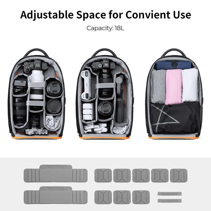 K&F Classic-Shooter a Slim Compact yet Spacious Camera Bag | KF13.140