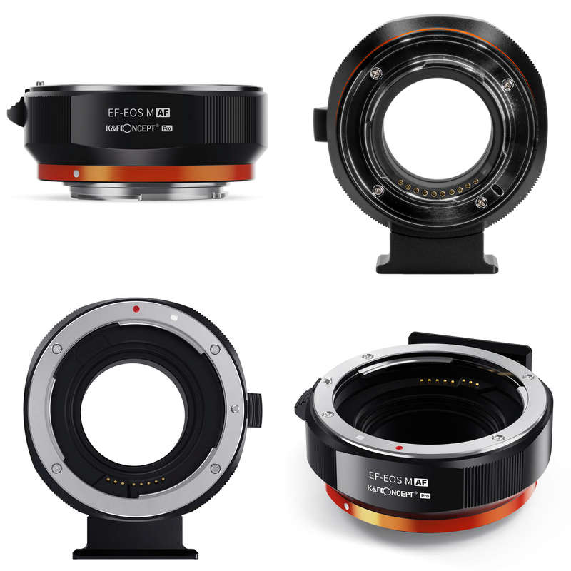 K&F Lens Adapter for Canon EF Lenses to Canon EOS M Cameras | KF06.464