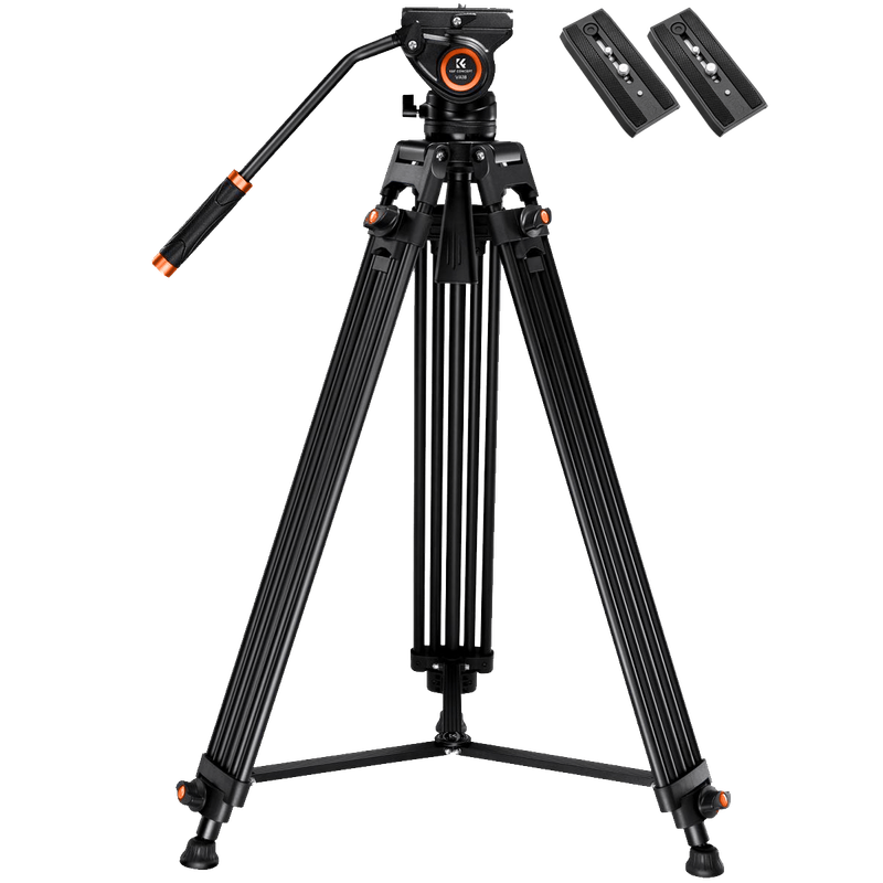 K&F Core-Director Video Tripod with 75mm Bowl and Fluid Head | KF09.121