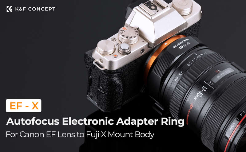 K&F Lens Adapter for Canon EF Lenses to FUJIFILM X Mount Cameras | KF06.465