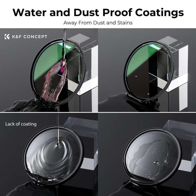K&F 58mm Magnetic Filter Kit with UV a CPL and ND1000 in a Pouch | SKU.1622