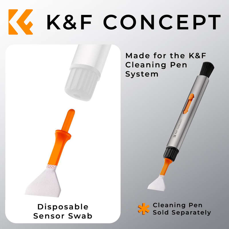 K&F 20 Full Frame Replacement Sensor Swab Heads for Cleaning Pen | SKU.1902