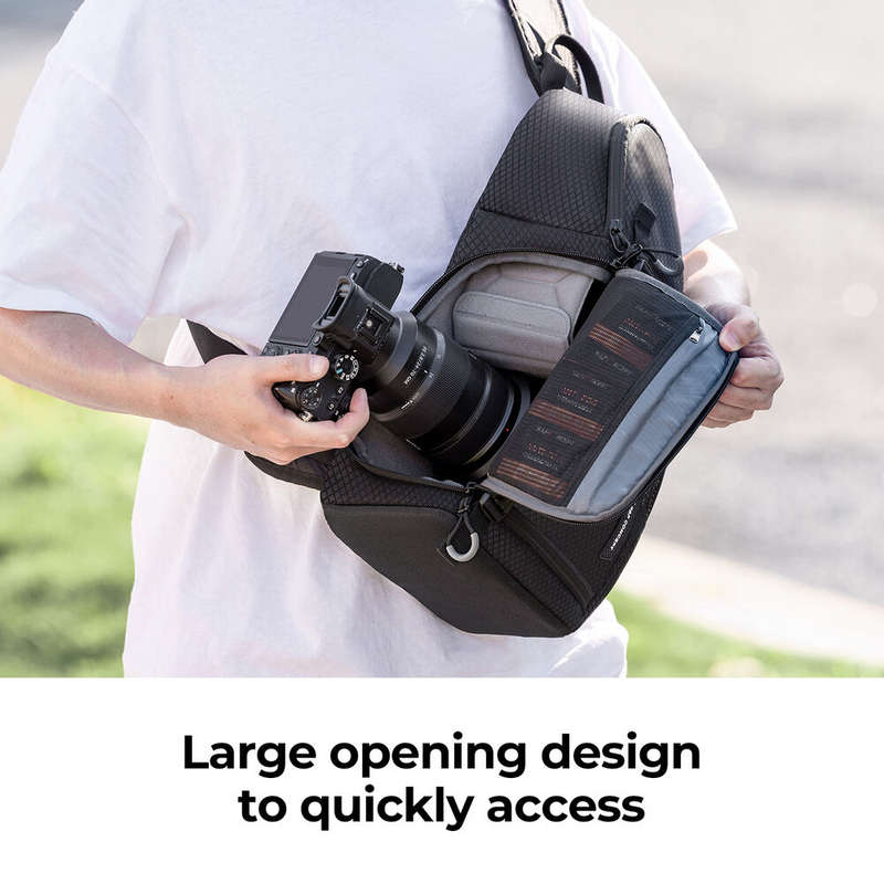 K&F Slim-Shooter (Black) a Trendy Sleek and Active Camera Bag | KF13.141