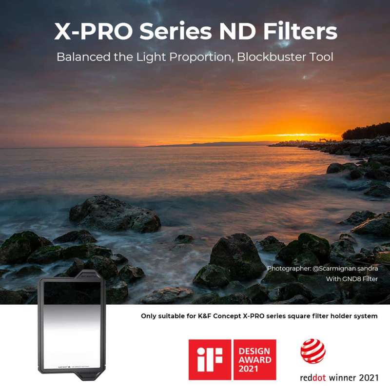 K&F X-PRO Soft Graduated GND8 Filter with Frame | SKU.1810