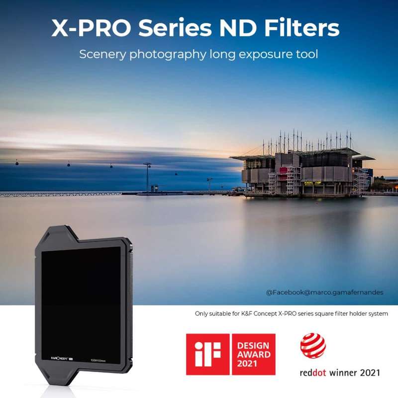 K&F X-PRO ND64 Filter with Frame 10x10cm a 6 f-Stop Reduction | SKU.1873
