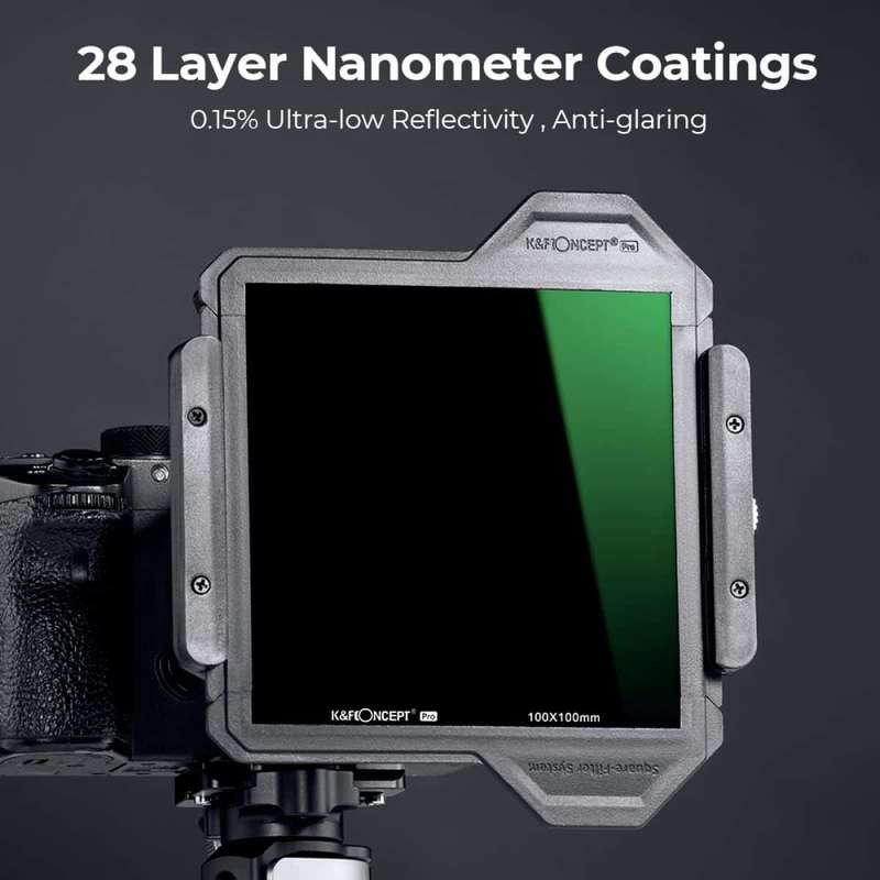 K&F X-PRO ND64 Filter with Frame 10x10cm a 6 f-Stop Reduction | SKU.1873