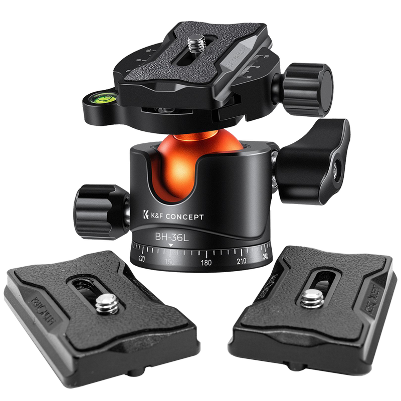 K&F 36mm Metal Tripod Ball Head for Load Capacity up to 16KG | KF31.044V1