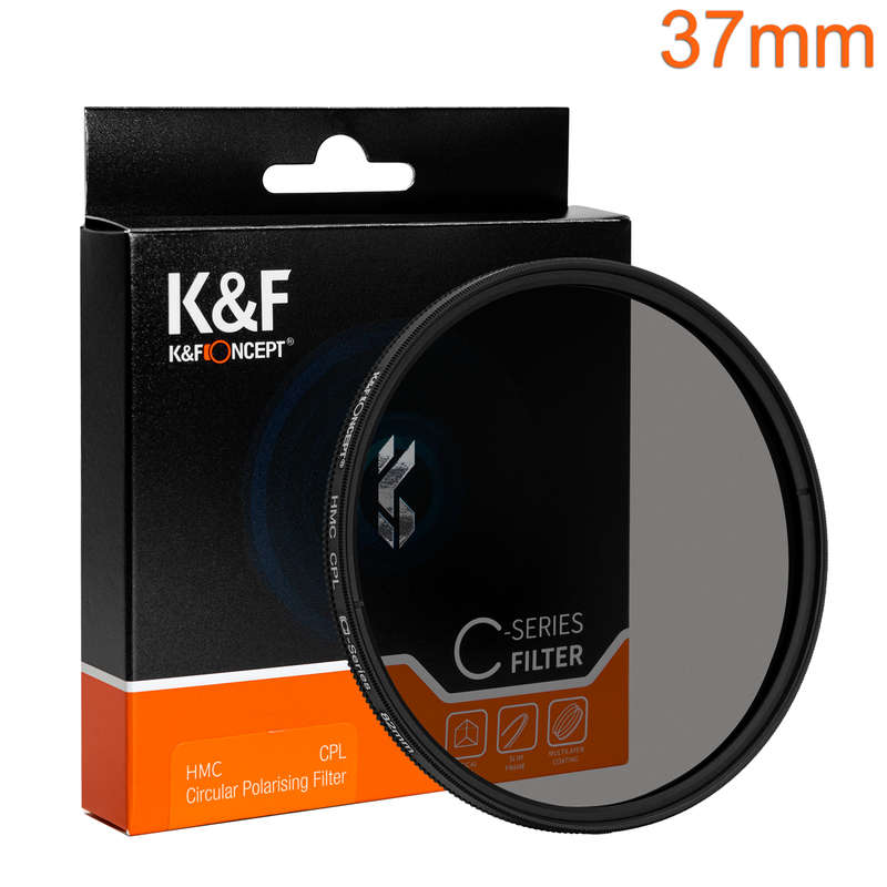 K&F 37mm Circular Polariser Filter (CPL) Classic Series | KF01.1430