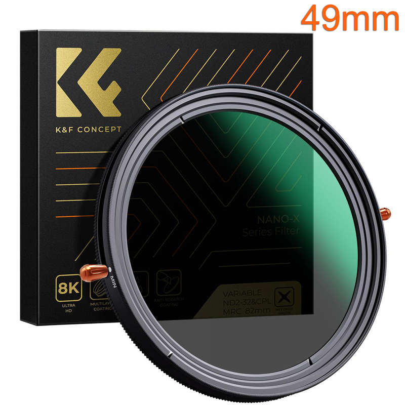 K&F 67mm 2-in-1 CPL and Variable ND2-32 Filter Nano-X Series | KF01.1085V1