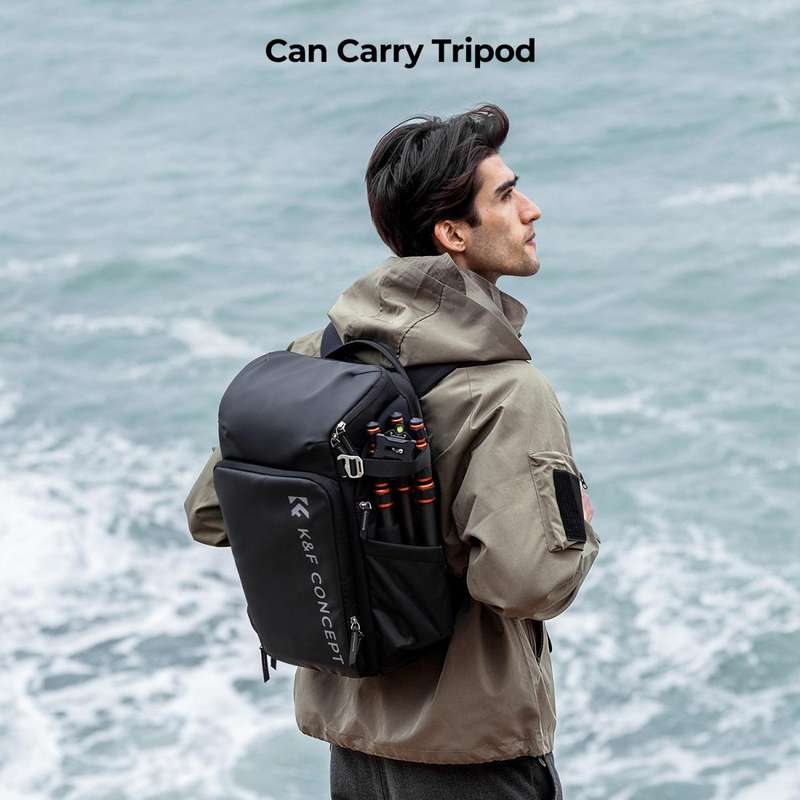 K&F Alpha-Air-Shooter (Black) Premium Designer Camera Backpack | KF13.128V4