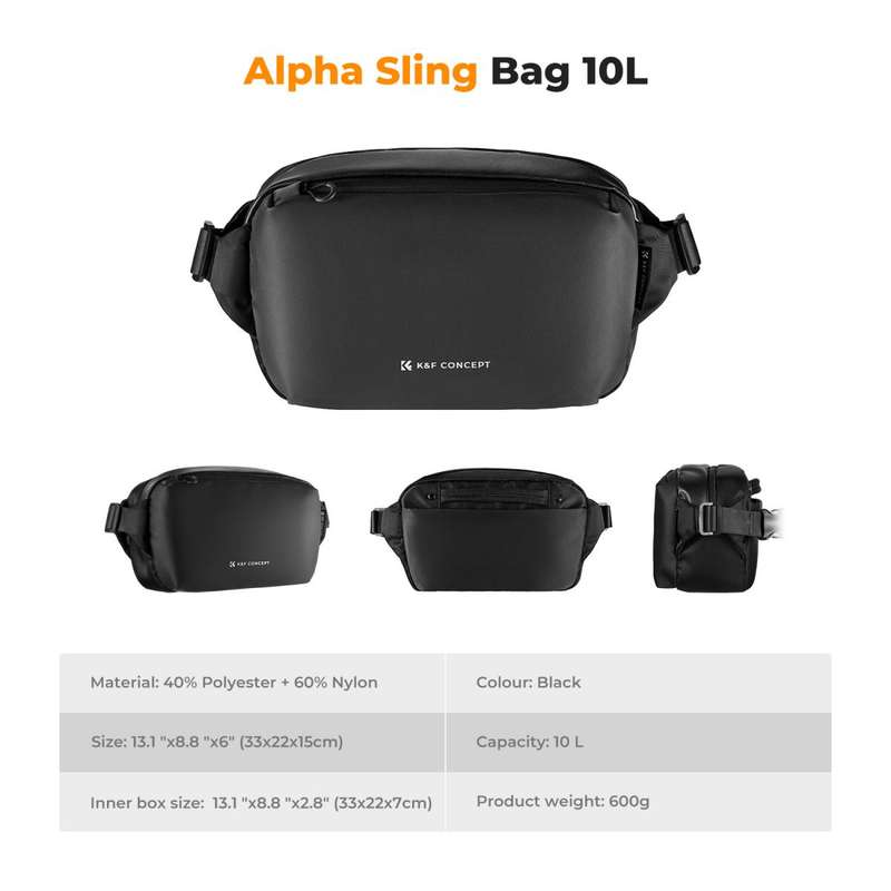 K&F Green Alpha Sling Bag ideal for the Urban Photographer | KF13.157V2