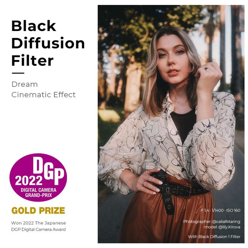 K&F 55mm Black Mist Diffusion Effect Filter 1/2 Nano-X Series | KF01.1650