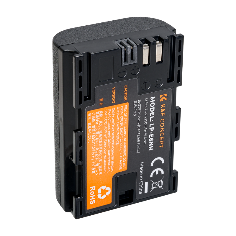K&F LP-E6NH Camera Battery for Canon Cameras | KF28.0021V2
