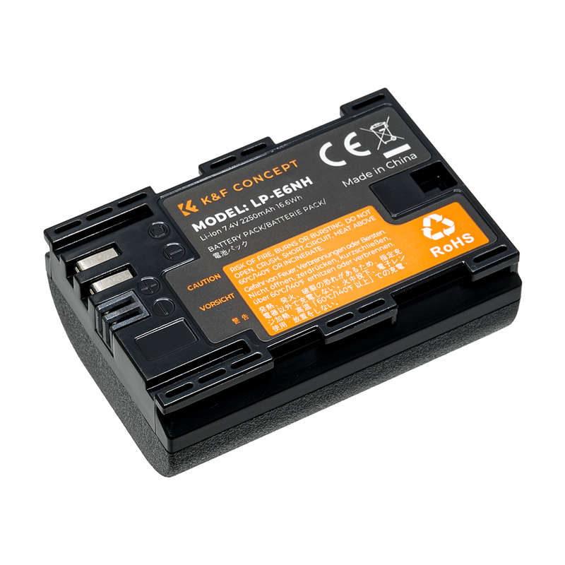 K&F LP-E6NH Camera Battery for Canon Cameras | KF28.0021V2