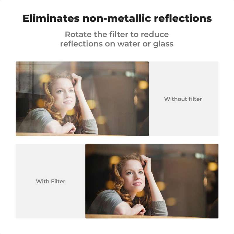 K&F Clip-On Circular Polariser Filter for any Mobile Phone | KF01.2676
