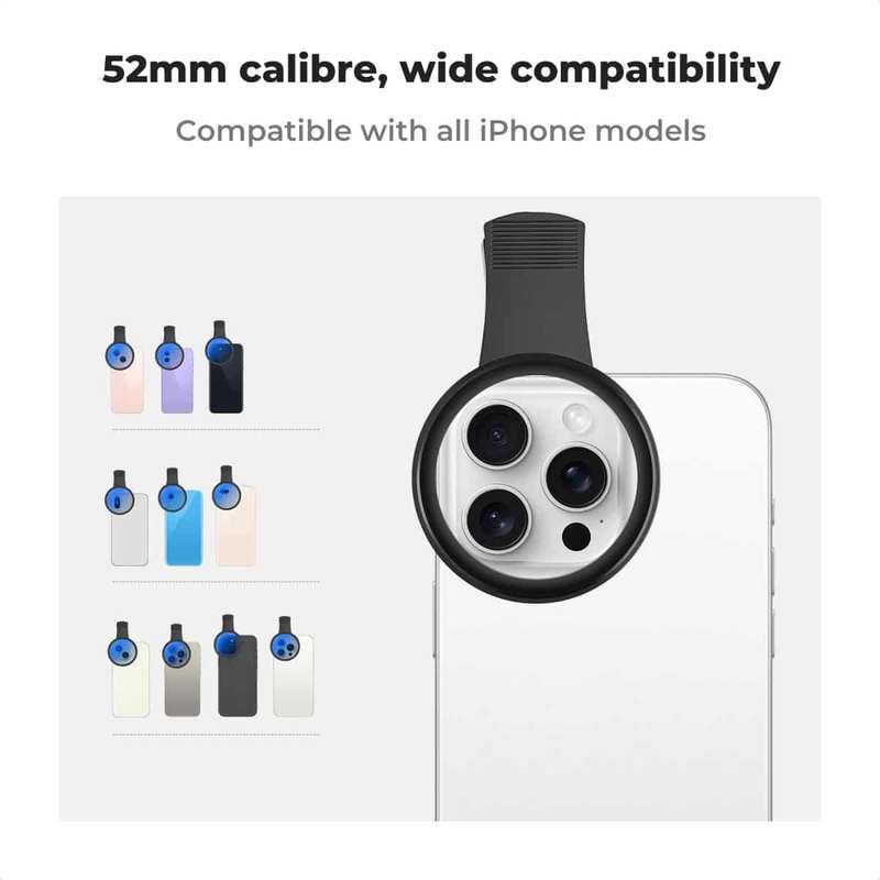 K&F Clip-On Circular Polariser Filter for any Mobile Phone | KF01.2676