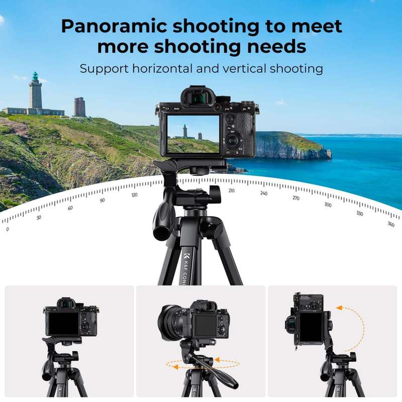 K&F Compact-Vlogger tripod with video head | KF09.125