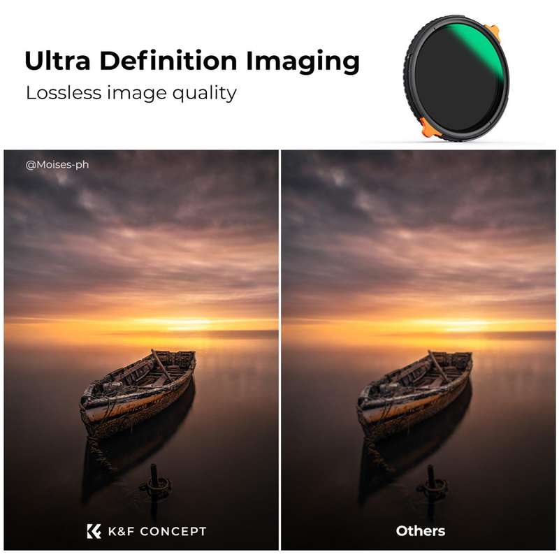 K&F 67mm 2-in-1 CPL and Variable ND4-64 Filter Nano-X Series | KF01.1915