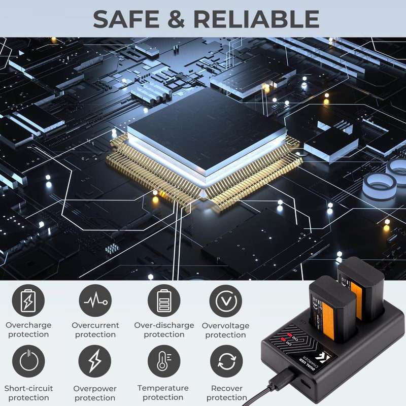 K&F Dual Charger for Sony FW-50 batteries | KF28.0009