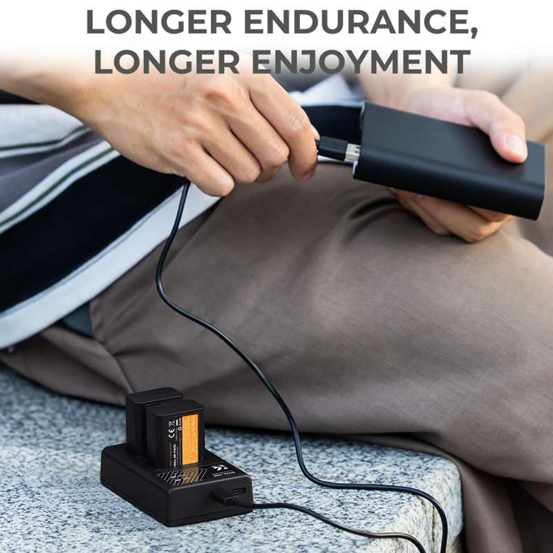 K&F Dual Charger for Sony FW-50 batteries | KF28.0009