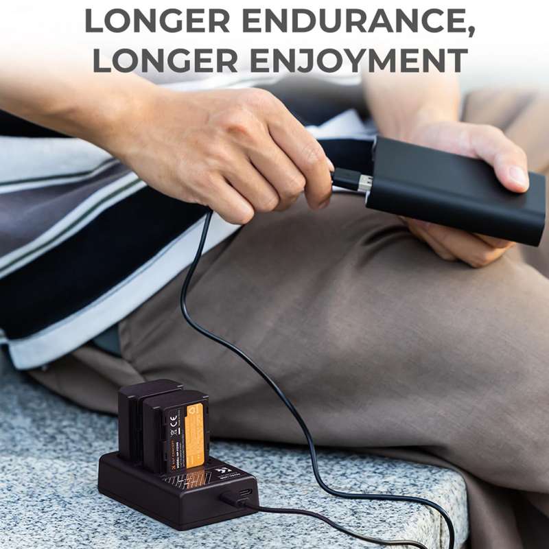 K&F Dual Charger for Sony NP-FZ100 batteries | KF28.0010