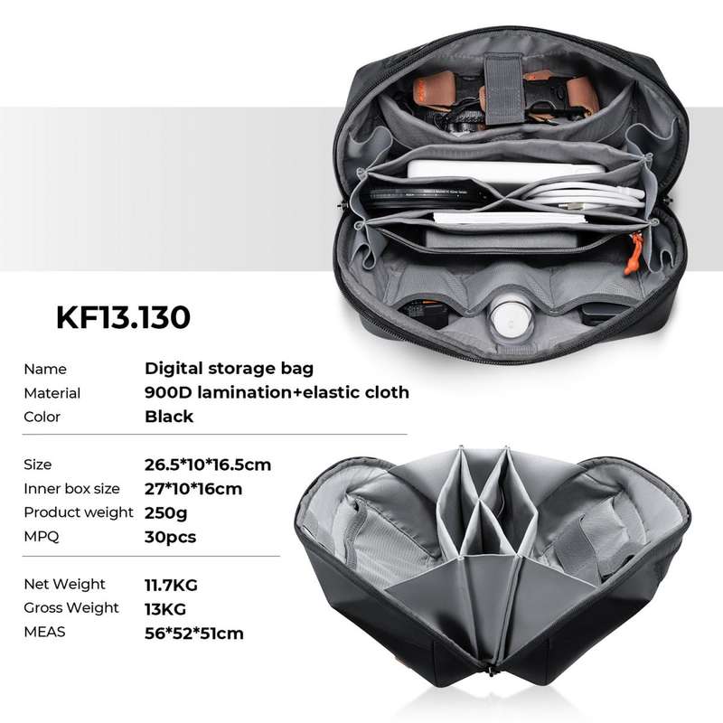 K&F Electronics Pouch for Protecting your Gadgets when Traveling | KF13.130