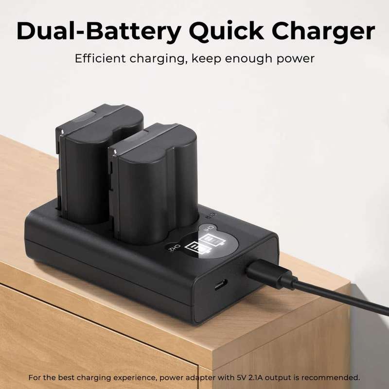 K&F Fuji NP-W235 Battery Kit - 2 Batteries and Dual Charger | KF28.0018
