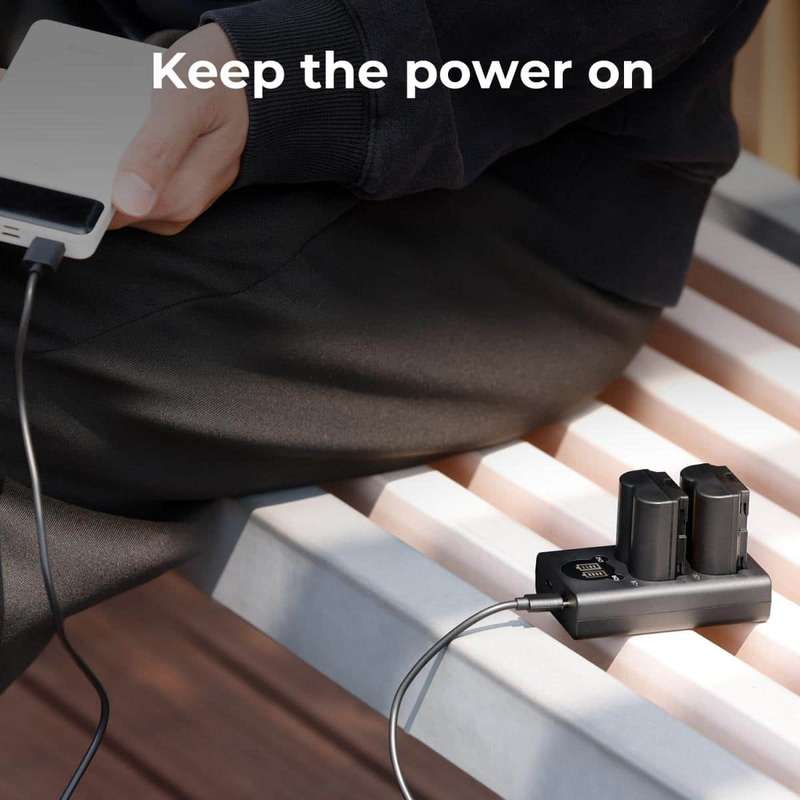 K&F Fuji NP-W235 Battery Kit - 2 Batteries and Dual Charger | KF28.0018