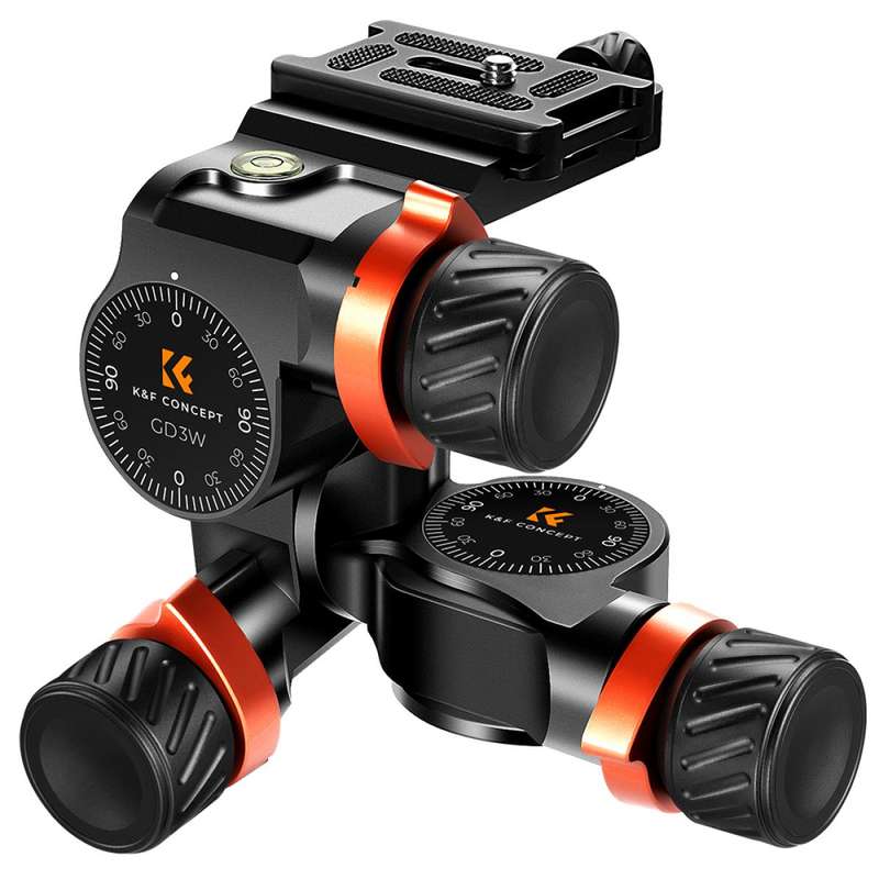 K&F Geared Tripod Head the Ultimate in Precision Shooting | KF31.047
