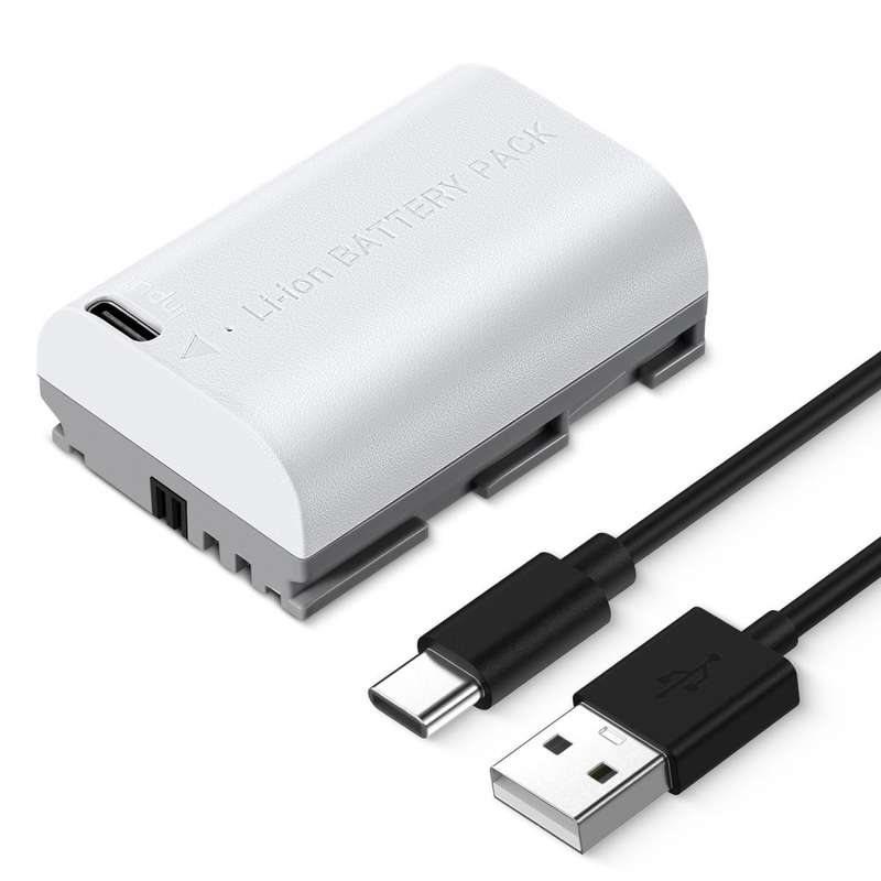 K&F LP-E6NH Camera Battery for Canon with USB-C Charging Port | KF28.0033