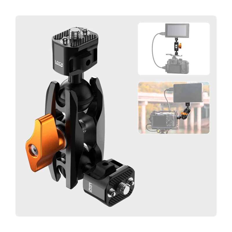 K&F Magic Arm Ms14 - Double-ended with 1/4" Screw Ball Heads | KF31.082