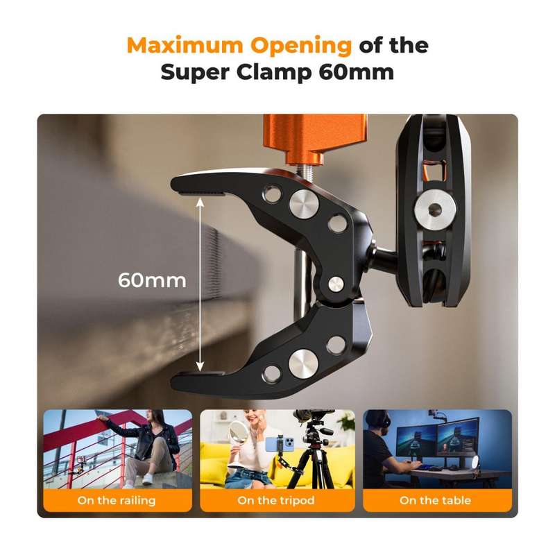 K&F Magic Arm with Mini Super Clamp Ms13 | KF31.083